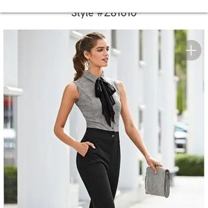 VENUS Sleeveless Tie neck Jumpsuit